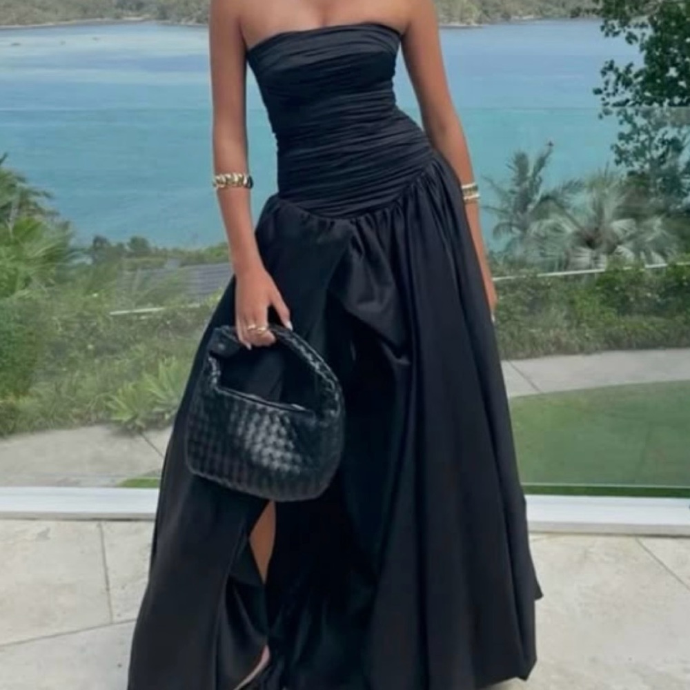 Aje Violette Bubble Hem Dress